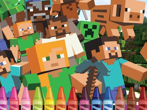 Minecraft Coloring Images