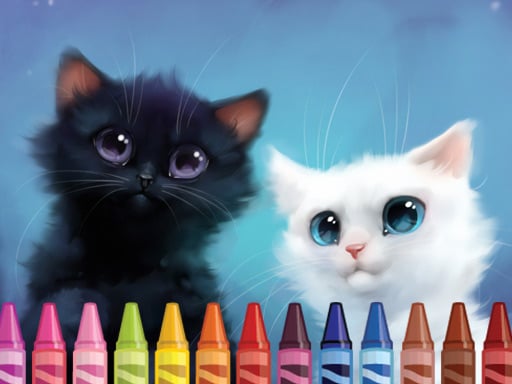 Kittens Coloring Images