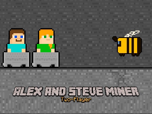 Alex and Steve Miner Two Player Images