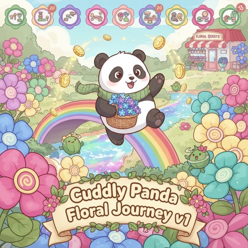 Cuddly Panda Floral Journey v1 Images