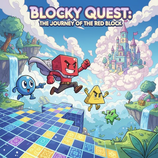 Blocky Quest: The Journey of the Red Block Images